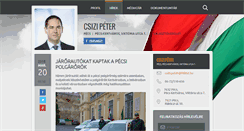 Desktop Screenshot of csizipeter.fidesz.hu