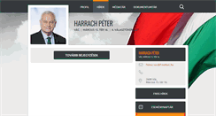 Desktop Screenshot of harrachpeter.fidesz.hu
