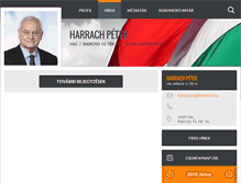 Tablet Screenshot of harrachpeter.fidesz.hu