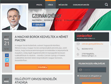 Tablet Screenshot of czervangyorgy.fidesz.hu