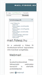 Mobile Screenshot of mail.fidesz.hu
