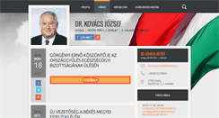 Desktop Screenshot of kovacsjozsef.fidesz.hu
