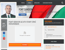 Tablet Screenshot of fontsandor.fidesz.hu